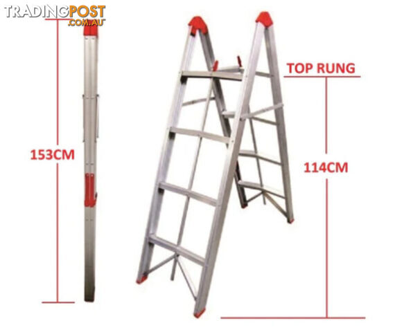 Squeeze box ladder 4 step