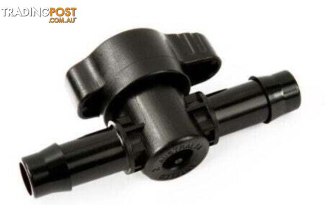 Barbed Shut Off Valve - 13mm Inline