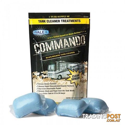 Walex Commando Black Holding Tank Cleaner Drop-ins