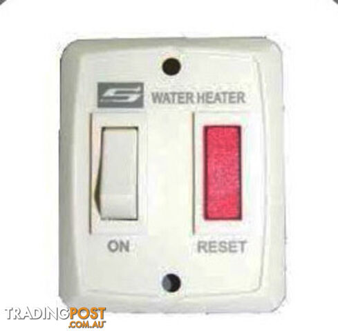 Suburban Switch & Plate Assembly White