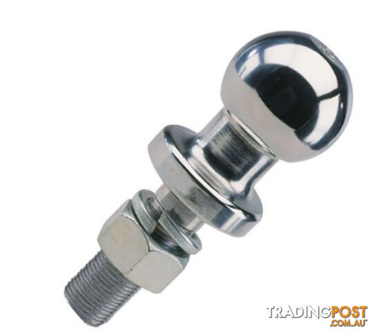 Towball 50mm Chrome - 3.5 Ton Rate - Shank 62mm long