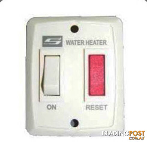 Suburban Switch & Plate Assembly White
