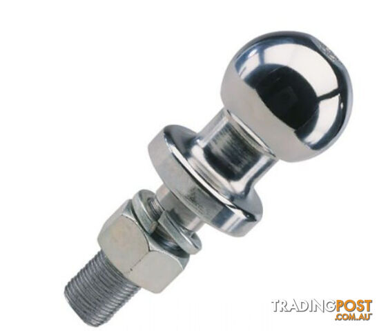 Towball 50mm Chrome - 3.5 Ton Rate - Shank 62mm long