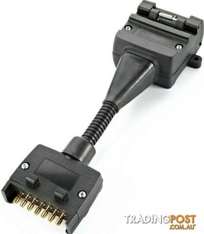 7 Pin Male to 12 Pin Female Socket Adaptor