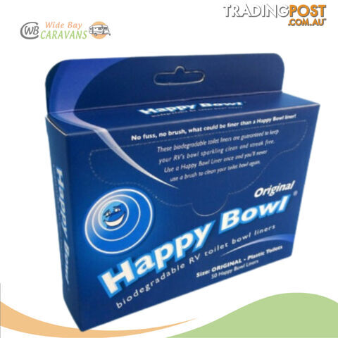 Happy Bowl RV toilet bowl liners