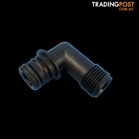 Flojet Quad Port Male to 1/2" BSP Male Elbow