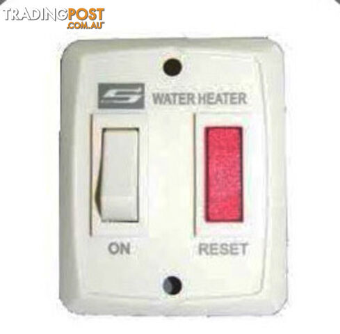 Suburban Switch & Plate Assembly White
