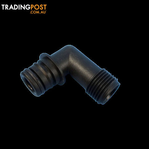 Flojet Quad Port Male to 1/2" BSP Male Elbow - photo 1 of 3