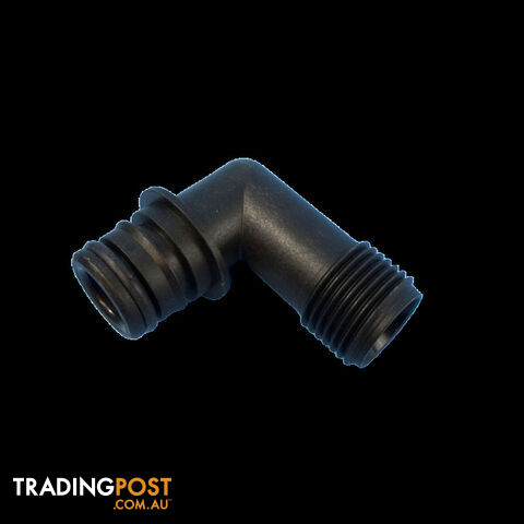 Flojet Quad Port Male to 1/2" BSP Male Elbow