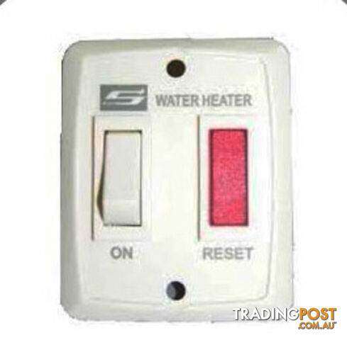 Suburban Switch & Plate Assembly White