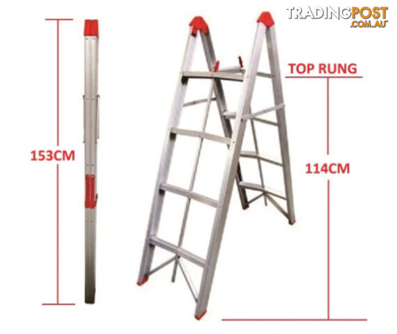 Squeeze box ladder 4 step