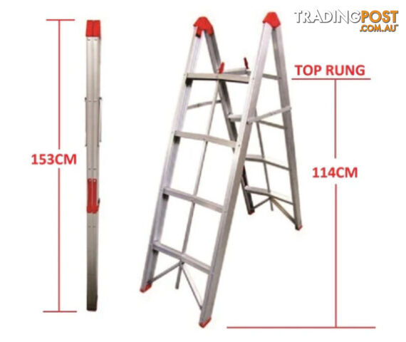 Squeeze box ladder 4 step