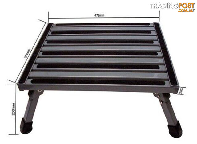 Coast Folding Aluminium RV Step (220kg capacity)