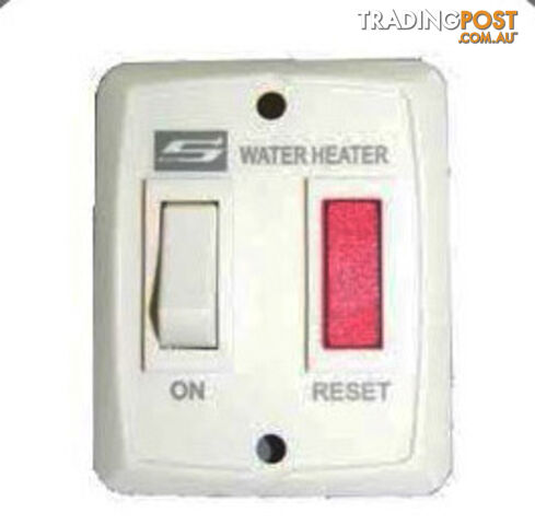 Suburban Switch & Plate Assembly White