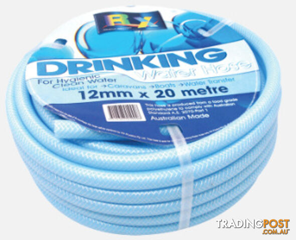 20M Roll of Blue Non-Toxic Reinforced Water Hose