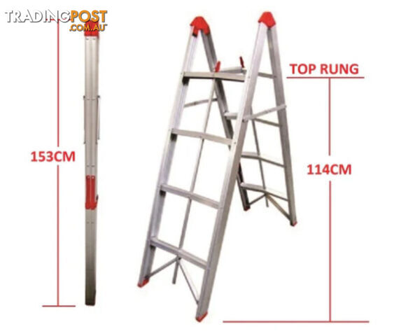 Squeeze box ladder 4 step