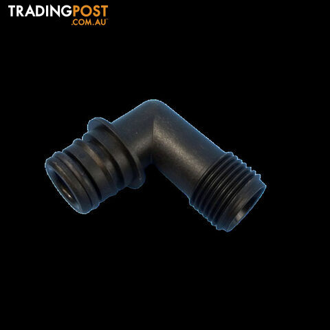 Flojet Quad Port Male to 1/2" BSP Male Elbow