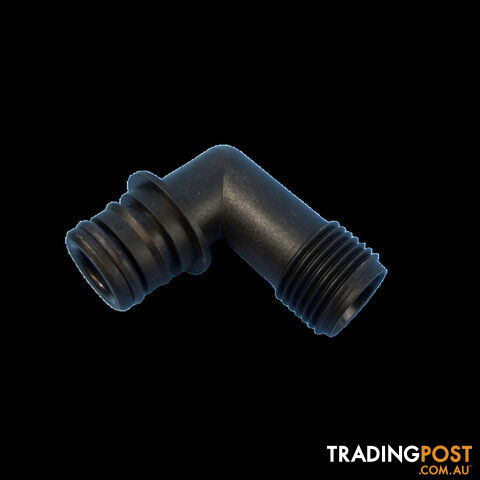 Flojet Quad Port Male to 1/2" BSP Male Elbow