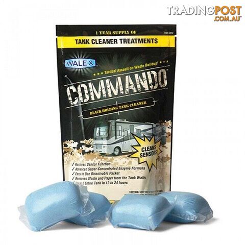 Walex Commando Black Holding Tank Cleaner Drop-ins