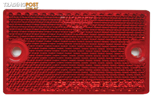 Coast Red Reflector Screw On - 70mm x 40mm