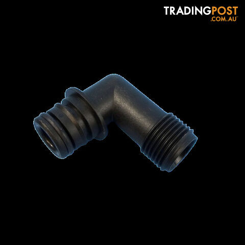 Flojet Quad Port Male to 1/2" BSP Male Elbow
