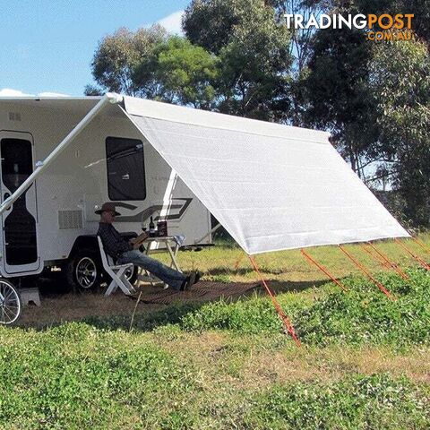 Coast V2 Sun Screen - Suit 16ft Awning - Pegs & Ropes (4635x1800mm)