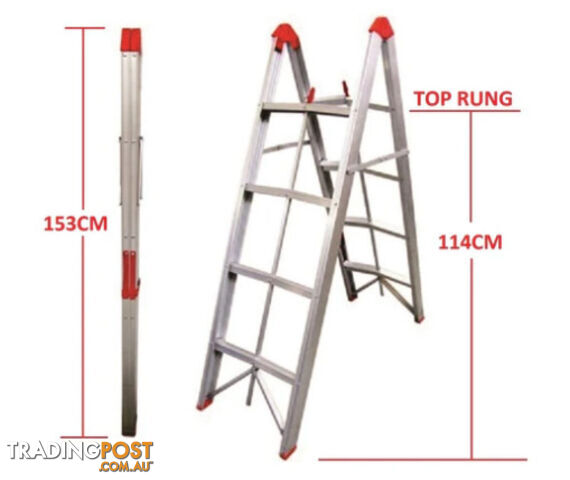 Squeeze box ladder 4 step