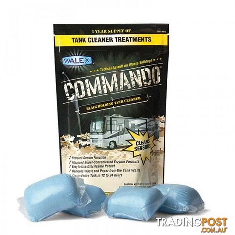 Walex Commando Black Holding Tank Cleaner Drop-ins