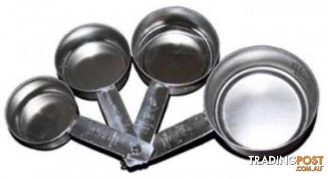 Measuring Cups 4 Piece Set - Stainless Steel - MPN: 1894