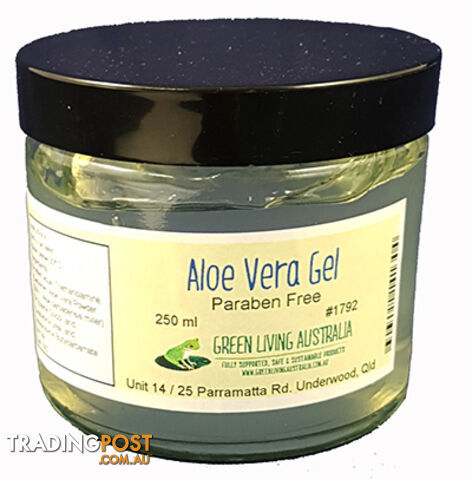Aloe Vera Gel - 250 grams - Green Living Australia - MPN: 1792