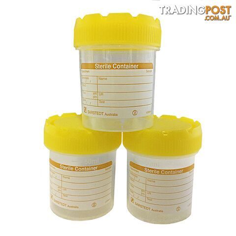 Sterile Jar - 3 Pack - MPN: 1101