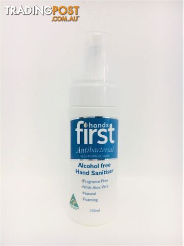 Hands First Hand Sanitiser - 150 ml - Green Living Australia - MPN: 3573