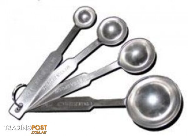 Measuring Spoon 4 Piece Set - Stainless Steel - MPN: 1893