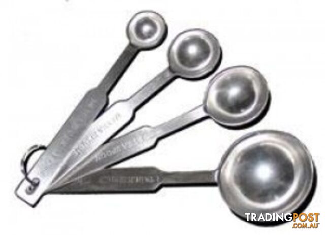 Measuring Spoon 4 Piece Set - Stainless Steel - MPN: 1893