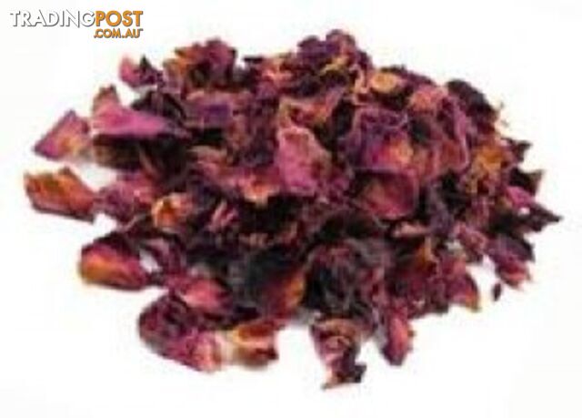 Red Rose Petals - 50 grams - Green Living Australia - MPN: 1495