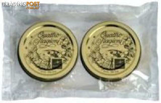 Quattro Stagioni Preserving Jar Lids - Medium - 70mm Pack of 2 - Bormioli Rocco - MPN: 1876