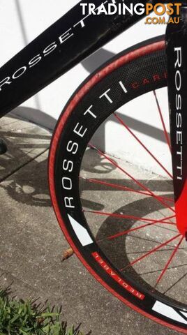 Rossetti Pantera! M/L. Sram Red 10s. Red Label Carbon Clinchers.