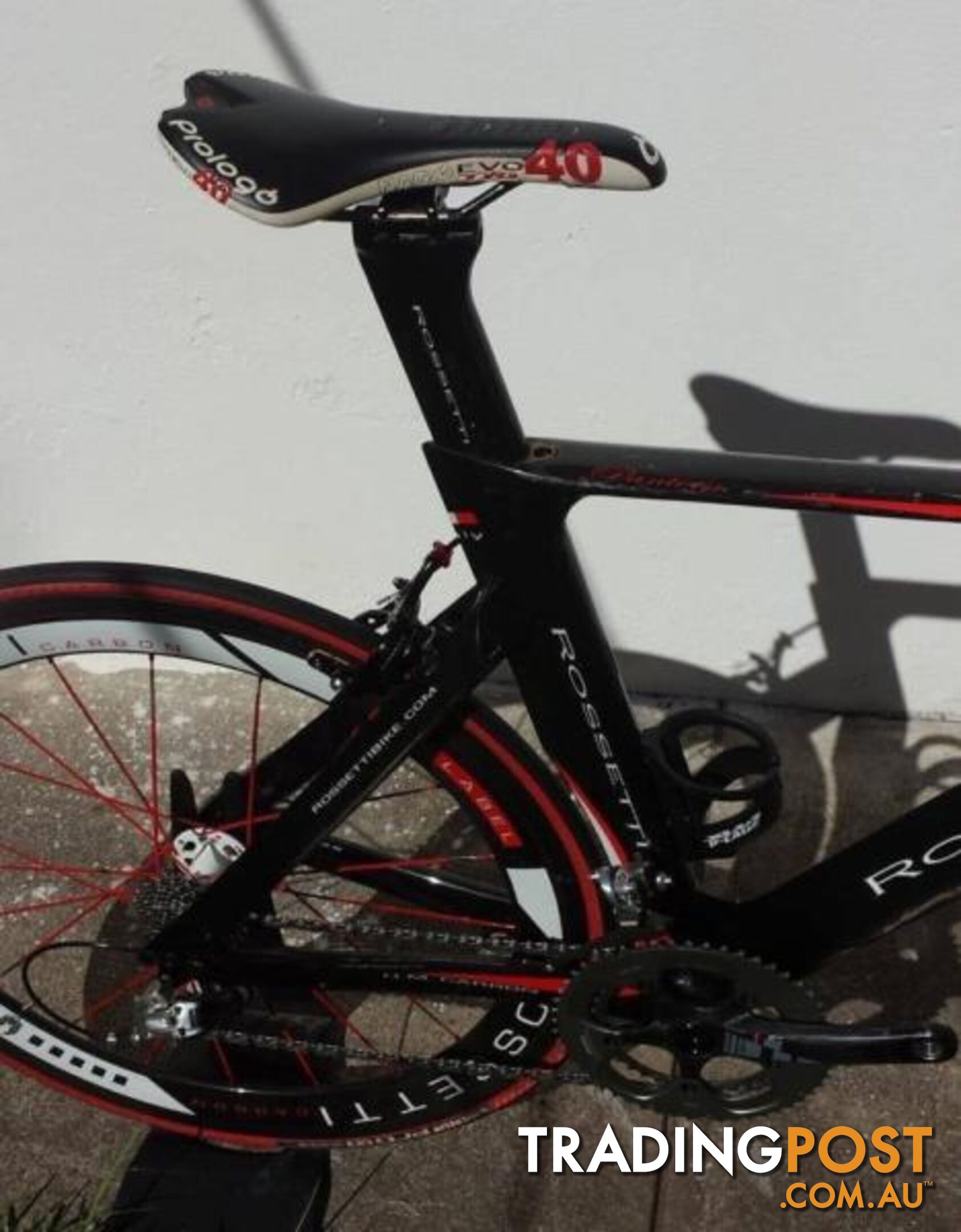 Rossetti Pantera! M/L. Sram Red 10s. Red Label Carbon Clinchers.