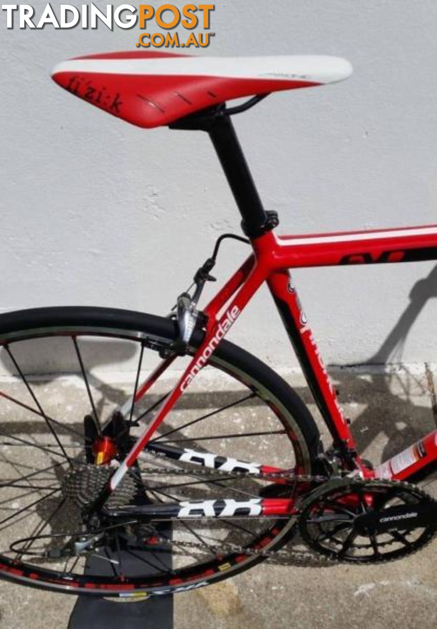 2014 Cannondale Supersix Evo. M. Red 22. Mavic R-SYS!