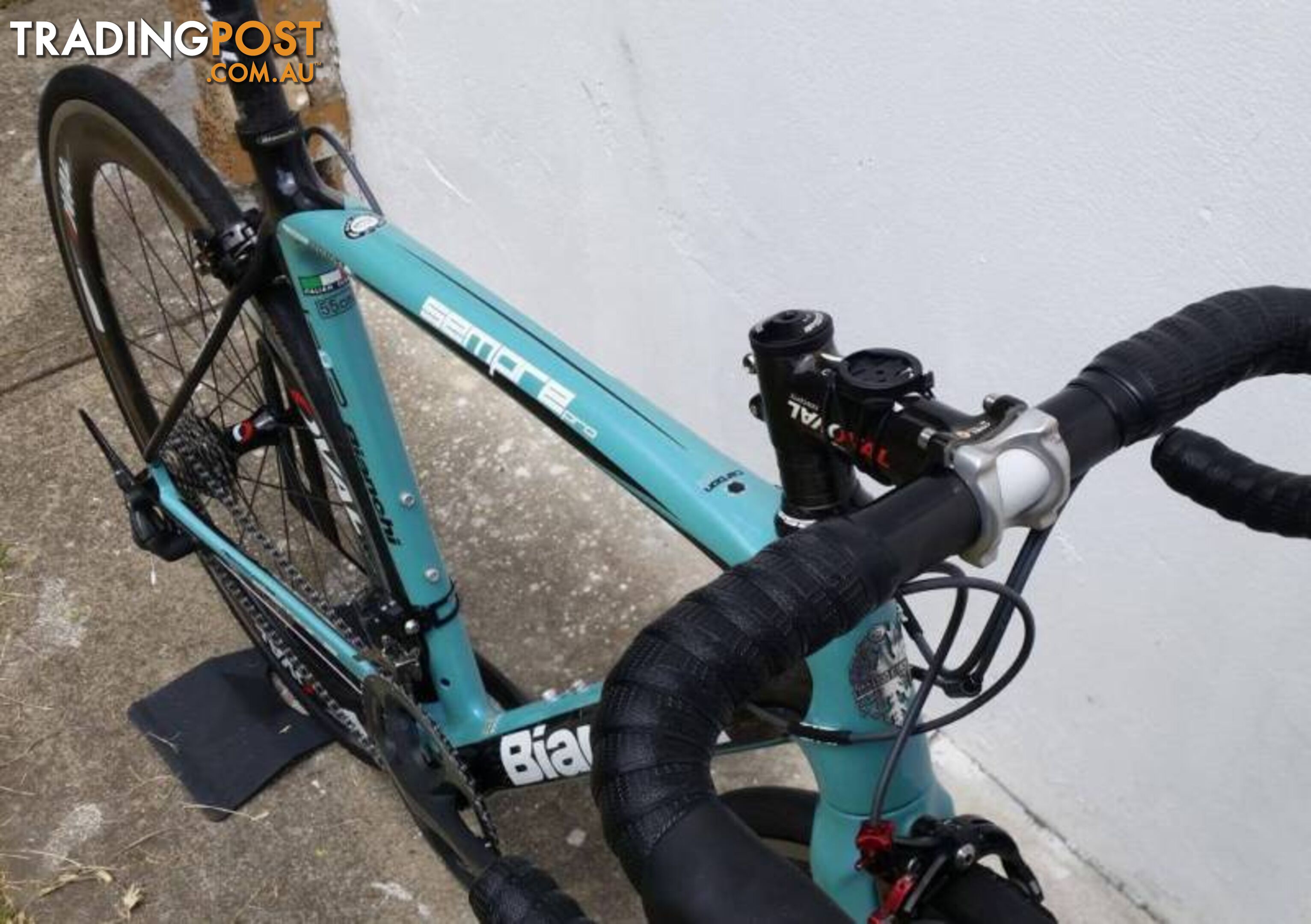 Bianchi Sempre Pro. M. Dura Ace 10s. Carbon Clinchers!