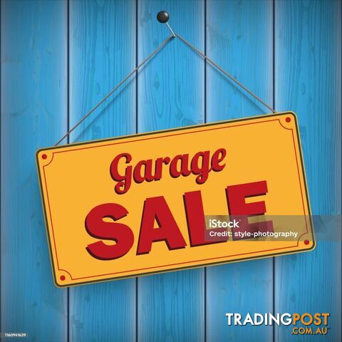 Garage Sale, Saturday 7 December 2024, 7am, North Ryde