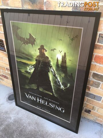 VAN HELSING HUGH JACKMAN FILM FRAMED MOVIE POSTER