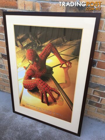 SPIDER-MAN FILM 2002 FRAMED MOVIE POSTER