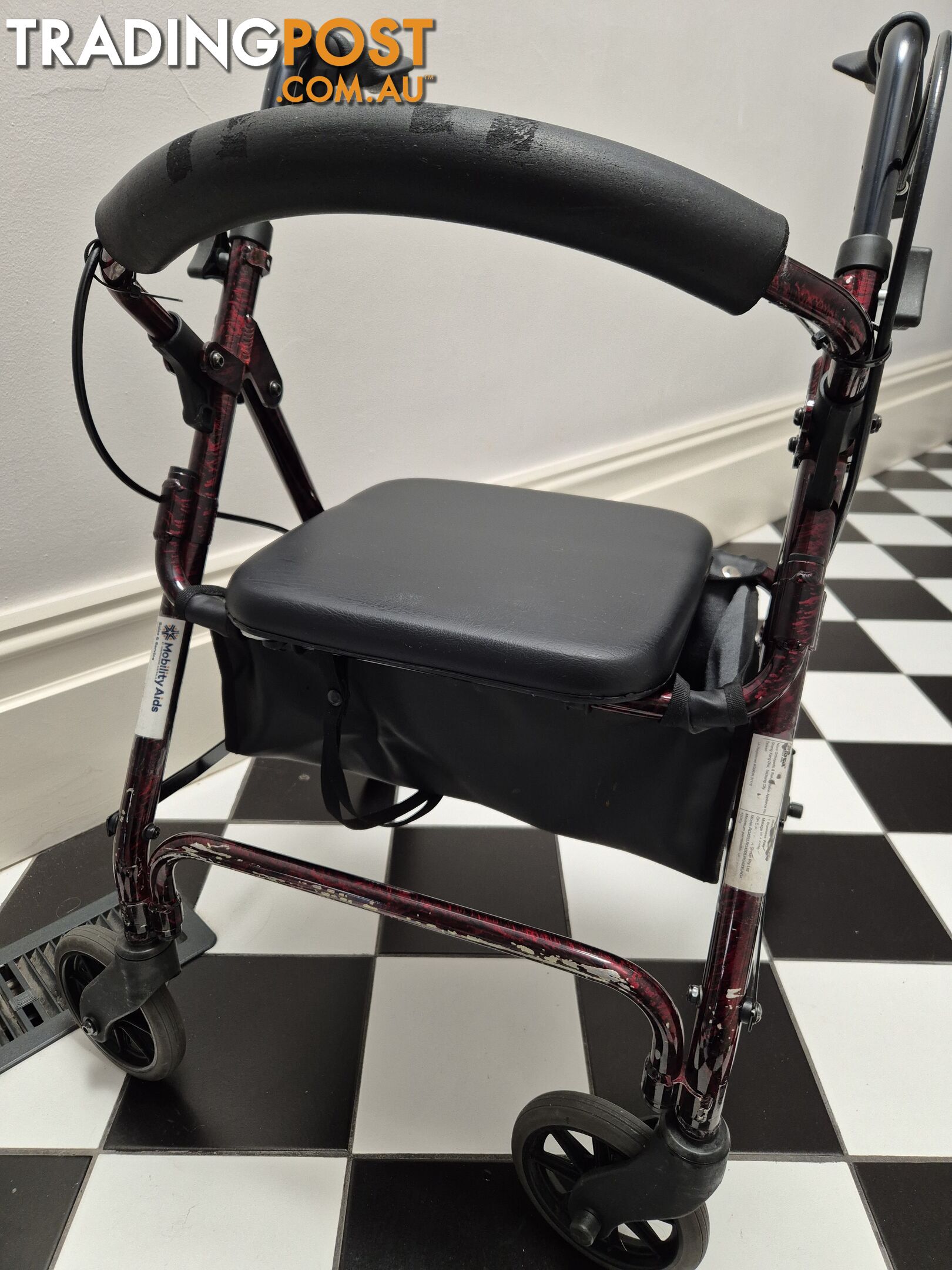 Mobility Aid Wheelie Walker