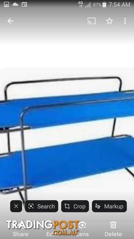 camping bunk bed double