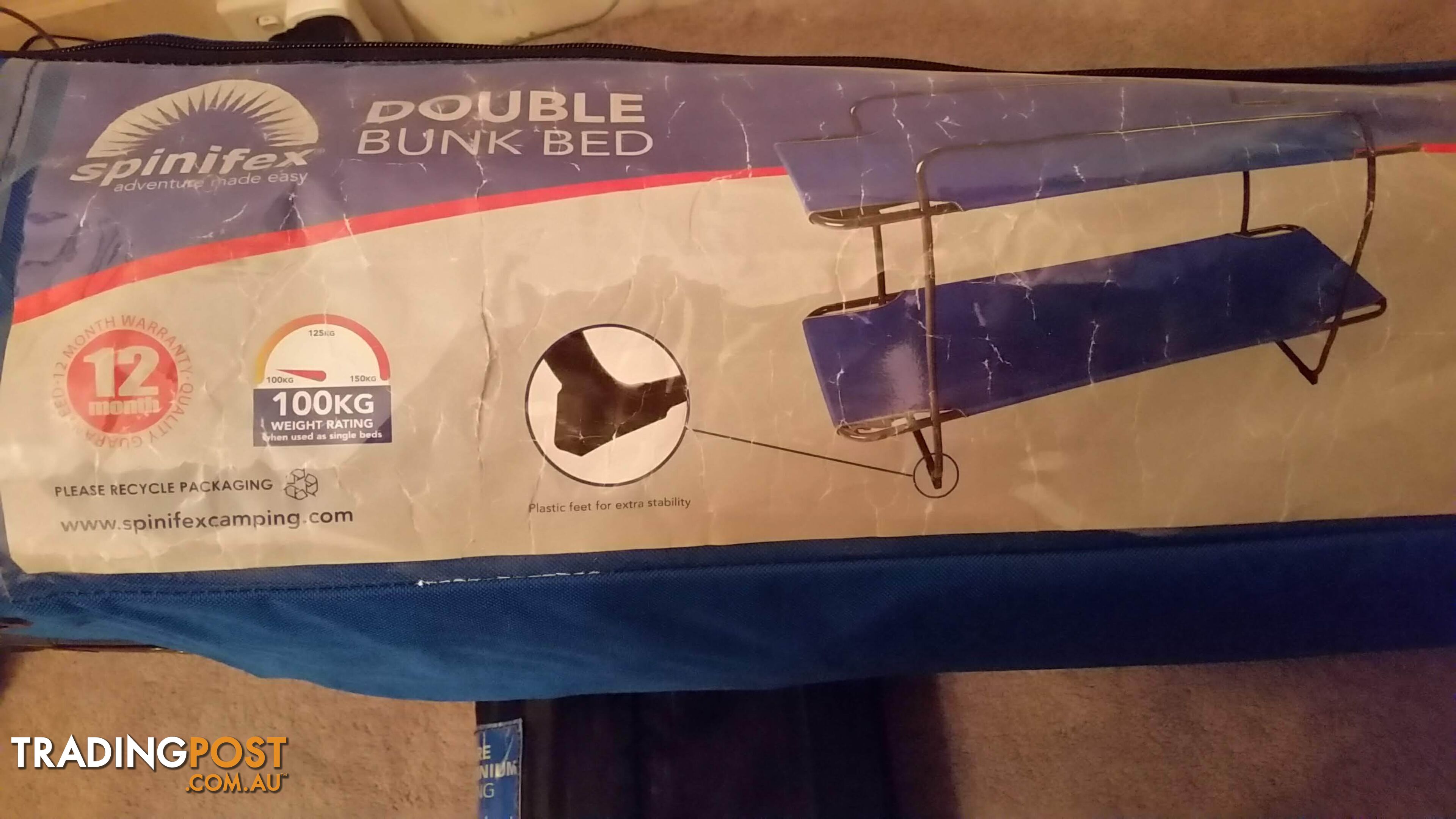 camping bunk bed double