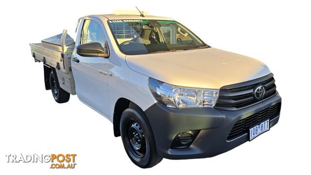 2019 TOYOTA HILUX WORKMATE TGN121R SINGLE CAB CAB CHASSIS