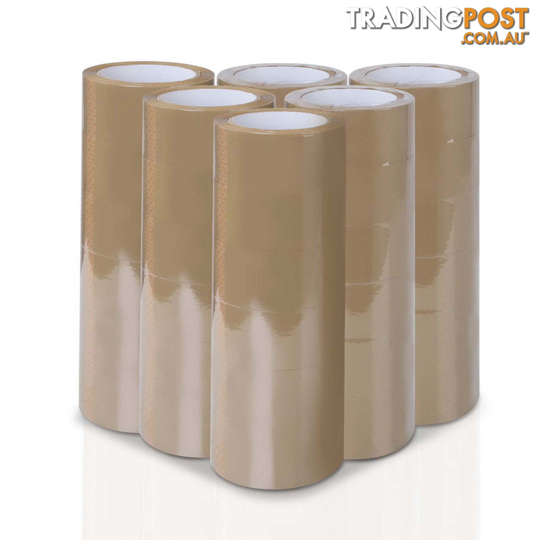 108 Rolls Packing Tape - 48mm x 75m - Brown