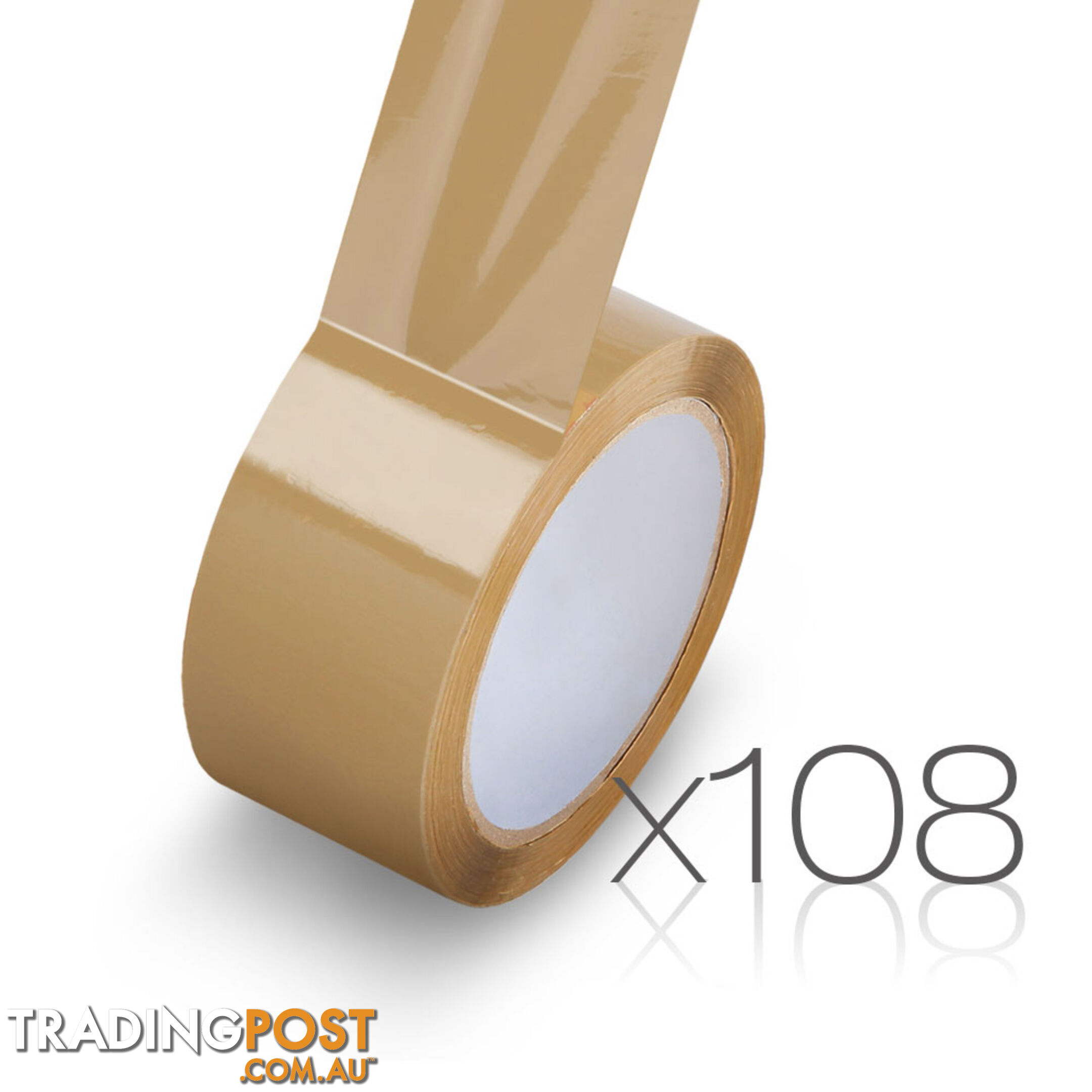 108 Rolls Packing Tape - 48mm x 75m - Brown