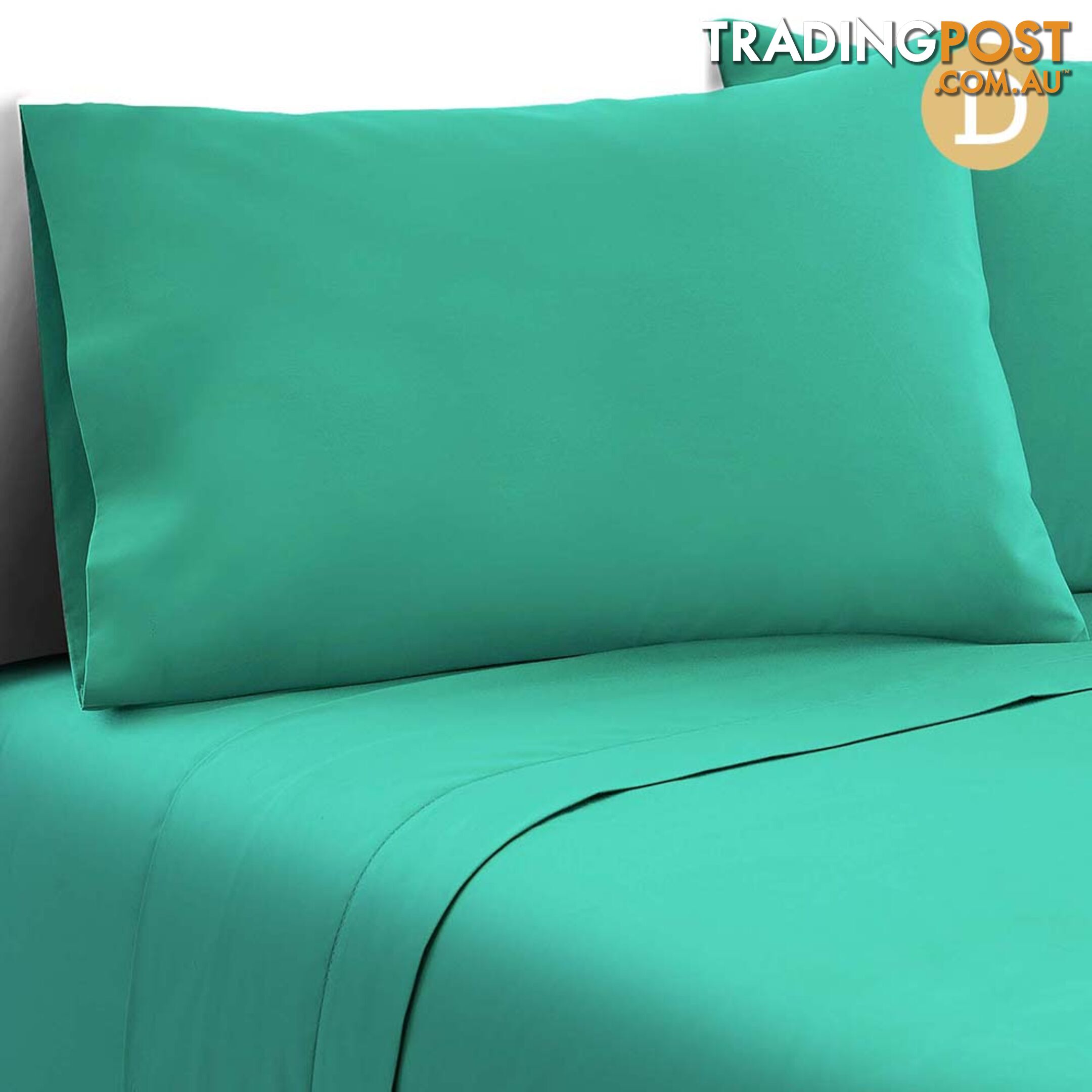 4 Piece Microfibre Sheet Set Double_ÑÐ Aqua